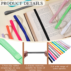 Elastisches Lesezeichen aus Nylon und Spandex in Bonbonfarbe&nbsp;OFST-CP0001-14A