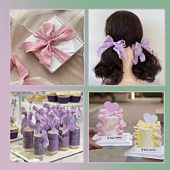 Полиэстеровые тартановые ленты&nbsp;SRIB-WH0011-348A