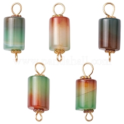 Подвески из натурального павлиньего агата&nbsp;PALLOY-YW0001-54