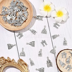 50шт 5 стиля подвески из цинкового сплава в тибетском стиле&nbsp;TIBEP-YW0002-36