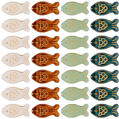 60 pz 4 colori perline di vetro&nbsp;GLAA-SC0003-46
