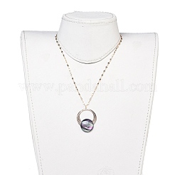 Colliers avec pendentifs en résine&nbsp;NJEW-JN02593