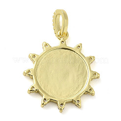 Покрытие стойки латунь микропаве прозрачные подвески из кубического циркония&nbsp;KK-Q784-33G