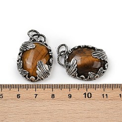 Природных тигровый глаз подвески&nbsp;G-Z101-02AS-07