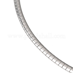 Colliers à chaîne serpent plate en acier inoxydable 304 de 4 mm&nbsp;MAK-Z004-07P