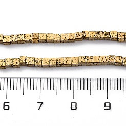 Гальванические бусины из натуральной лавы&nbsp;G-A256-B01-01E