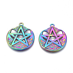Pendentifs en acier inoxydable avec placage ionique (IP) 201&nbsp;STAS-N098-075M