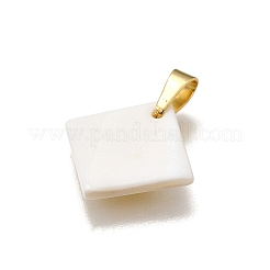 3 шт. 3 стиля подвески в виде геометрических фигур из натуральных пресноводных ракушек&nbsp;PALLOY-JF03514-05