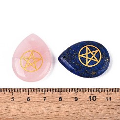 Природные и синтетические смешанные каменные подвески&nbsp;G-T142-46