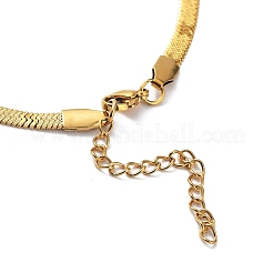 Halsketten aus Fischgräten-Kette aus Edelstahl 304&nbsp;NJEW-P282-06G