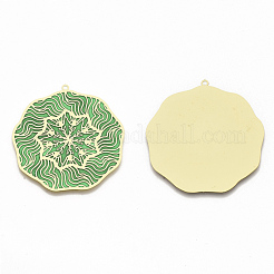 Ciondoli smaltato in ottone&nbsp;KK-N223-17B