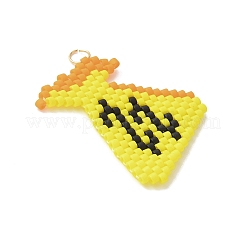 Сумка для денег из стеклянного бисера ручной работы с подвесками в виде долларов&nbsp;PALLOY-MZ00617