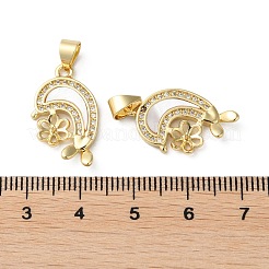 Латунные микро проложить кубического циркония подвески&nbsp;KK-D057-18G