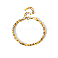 Комплекты браслетов и ожерелий из кубинской цепи из нержавеющей стали 304 для женщин&nbsp;FI8814-1