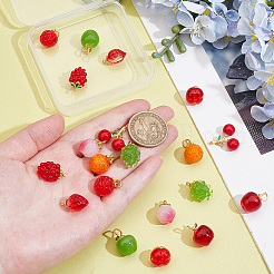 20шт 10 стиля подвески ручной работы лэмпворк&nbsp;LAMP-NB0002-20