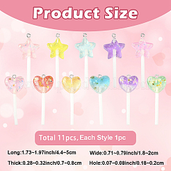 Кулоны из смолы&nbsp;RESI-YW0005-45