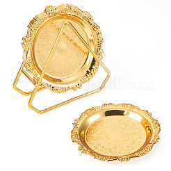 6шт железный поднос&nbsp;AJEW-MB0001-17