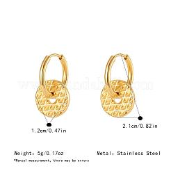 Pendientes colgantes de aro de acero inoxidable 304 para mujer&nbsp;AF5026-5