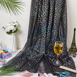 Полиэфирная ткань с цветочным узором&nbsp;DIY-WH0678-104B