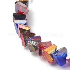 Гальванические браслеты из стеклянных бусин&nbsp;BJEW-JB06574