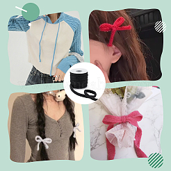 10 ярд однотонных ажурных полиэстеровых лент&nbsp;OCOR-BC0009-18C