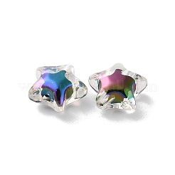 УФ-покрытие радужными переливающимися акриловыми бусинами&nbsp;LS-X-OACR-H112-20B