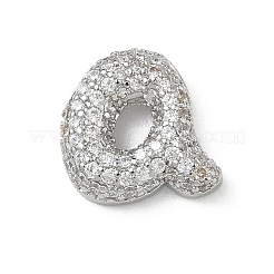 Messing micro pave klare zirkonia anhänger&nbsp;KK-A300-02P