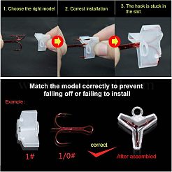 Чехлы для рыболовных крючков из АБС-пластика&nbsp;KY-FH0001-01