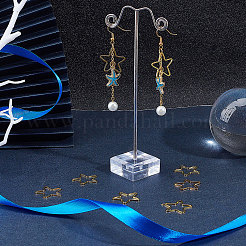 150 шт. звездообразные латунные соединительные кольца&nbsp;KK-CN0001-03