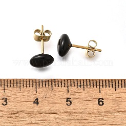 Boucles d'oreilles à tige en acier inoxydable 304&nbsp;EJEW-C133-05C-G