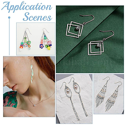 100 шт. крючки для сережек из хирургической нержавеющей стали 316&nbsp;STAS-LP0001-58