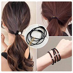 Круглый нейлоновый эластичный шнур длиной 5 м с 100 золотыми пластиковыми бусинами.&nbsp;DIY-TA0011-37