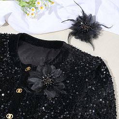 Accessori ornamentali in piume&nbsp;FIND-WH0367-90