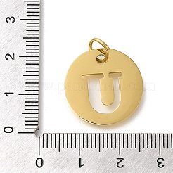 Placcatura ionica (ip) ciondoli in acciaio inossidabile 304&nbsp;STAS-M074-01G-U