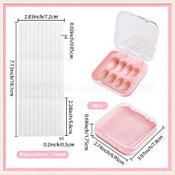 9 шт. пластиковый контейнер для хранения накладных ногтей&nbsp;CON-SP0001-15A