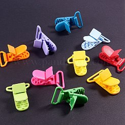 80 clip per porta ciuccio in plastica ecologica a 20 colori&nbsp;KY-PH0007-03
