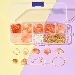 Наборы для изготовления сережек и подвесок из стекла на осеннюю тематику своими руками&nbsp;DIY-FS0008-91