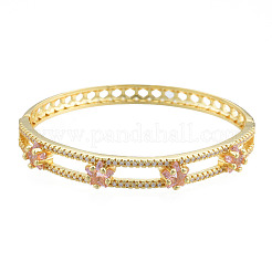 Браслет со звездой из кубического циркония&nbsp;BJEW-N012-050