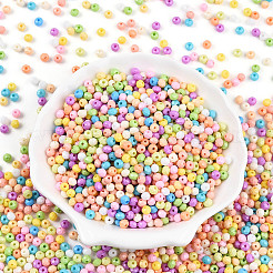 Непрозрачные цветные стеклянные бусины&nbsp;SEED-N007-19A