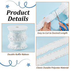 Rubans de broderie en polyester de 10 mètre&nbsp;DIY-FI0001-12A