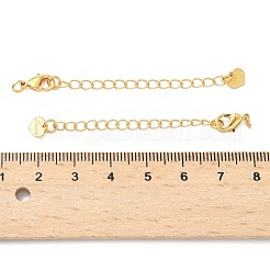 Сердце с латунным концом и цепями&nbsp;KK-H532-10B-G