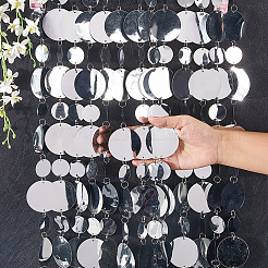 20 rideau de perles rondes à paillettes en PVC&nbsp;AJEW-CN0006-55B