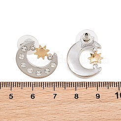 Ohrringe und Halsketten aus Messing mit KristallStrassen&nbsp;WG06C1A-16