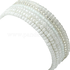 Stretch-Armbandsets aus Glassamenperlen&nbsp;BJEW-MZ00101-02