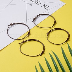 Création de bracelets en corde de polyester ciré coréen&nbsp;AJEW-JB00011-01