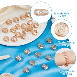 50 pièce de perles de verre électrolytiques&nbsp;GLAA-HS0001-09B