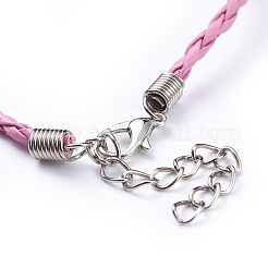 Moda intrecciato imitazione making cinturino in pelle&nbsp;BJEW-S076-015