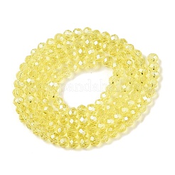 Chapelets de perles en verre électroplaqué&nbsp;LS-EGLA-A044-T4mm-A29