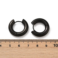 Серьги-кольца из нержавеющей стали 202 для полировки&nbsp;EJEW-M106-02EB-03