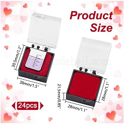 Пластиковая коробка с флокирующимся блистером&nbsp;CON-WH0106-11C